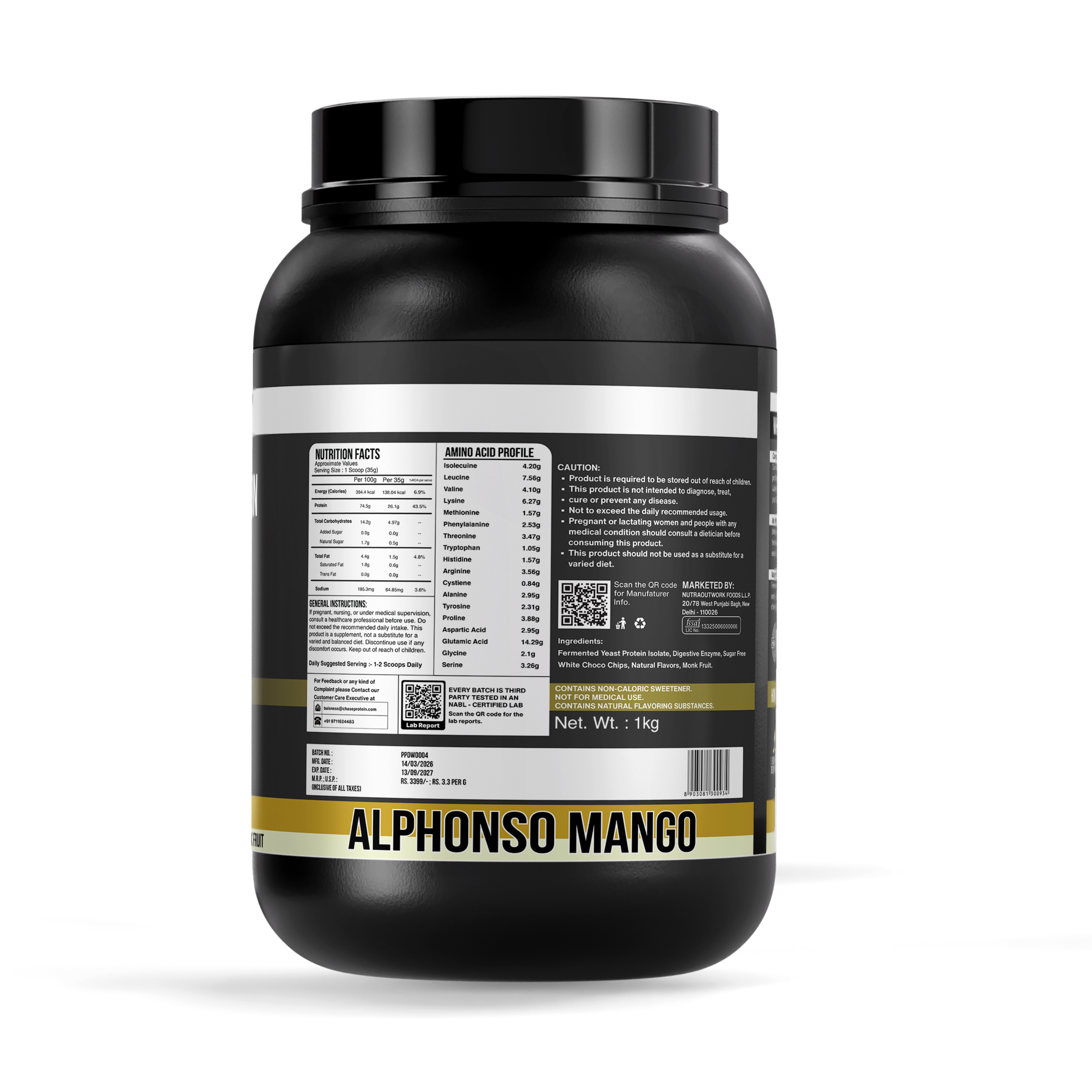Alphonso Mango Dessert  Protein- 1 Kg