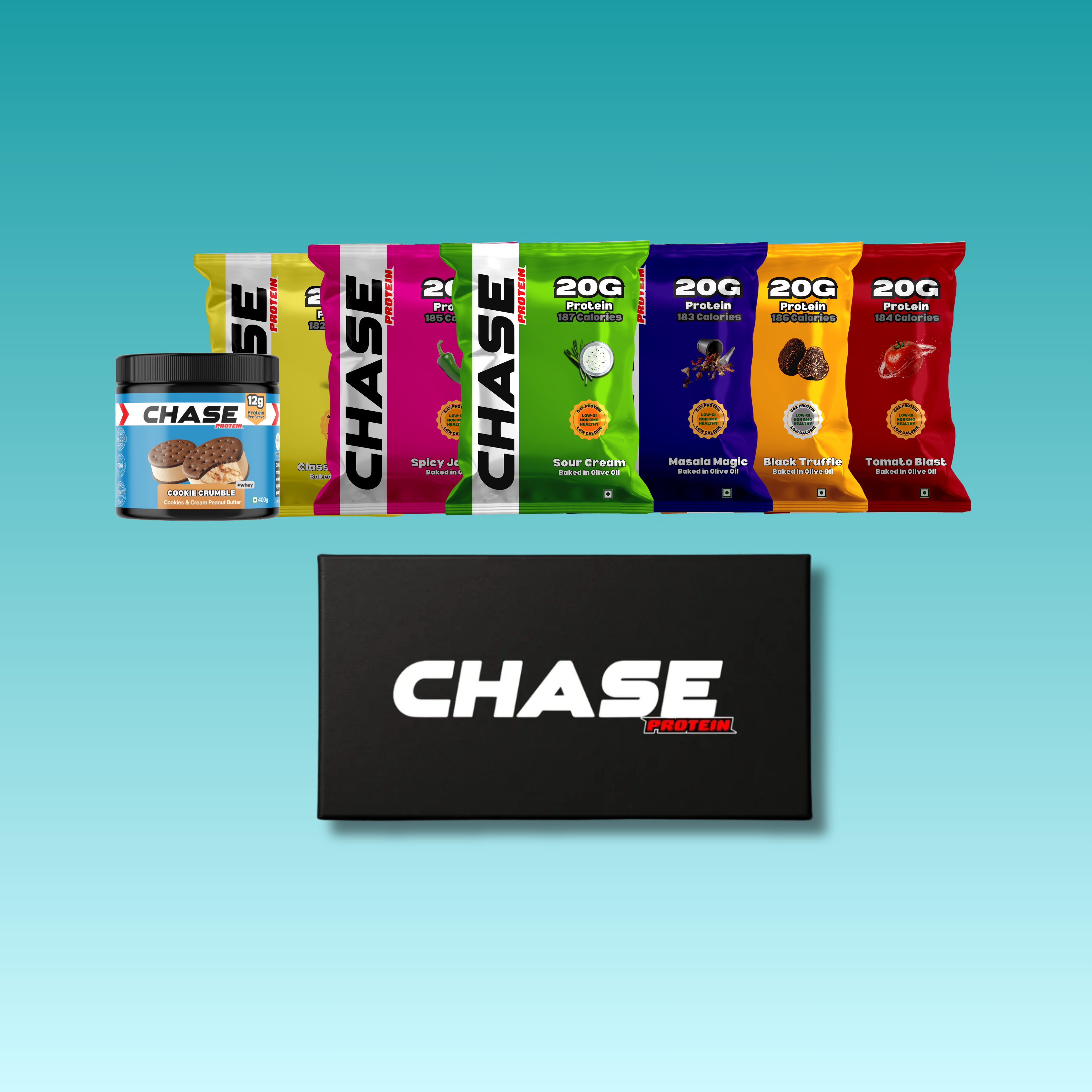 Combo Of 6 Puffs & 1 Peanut Butter