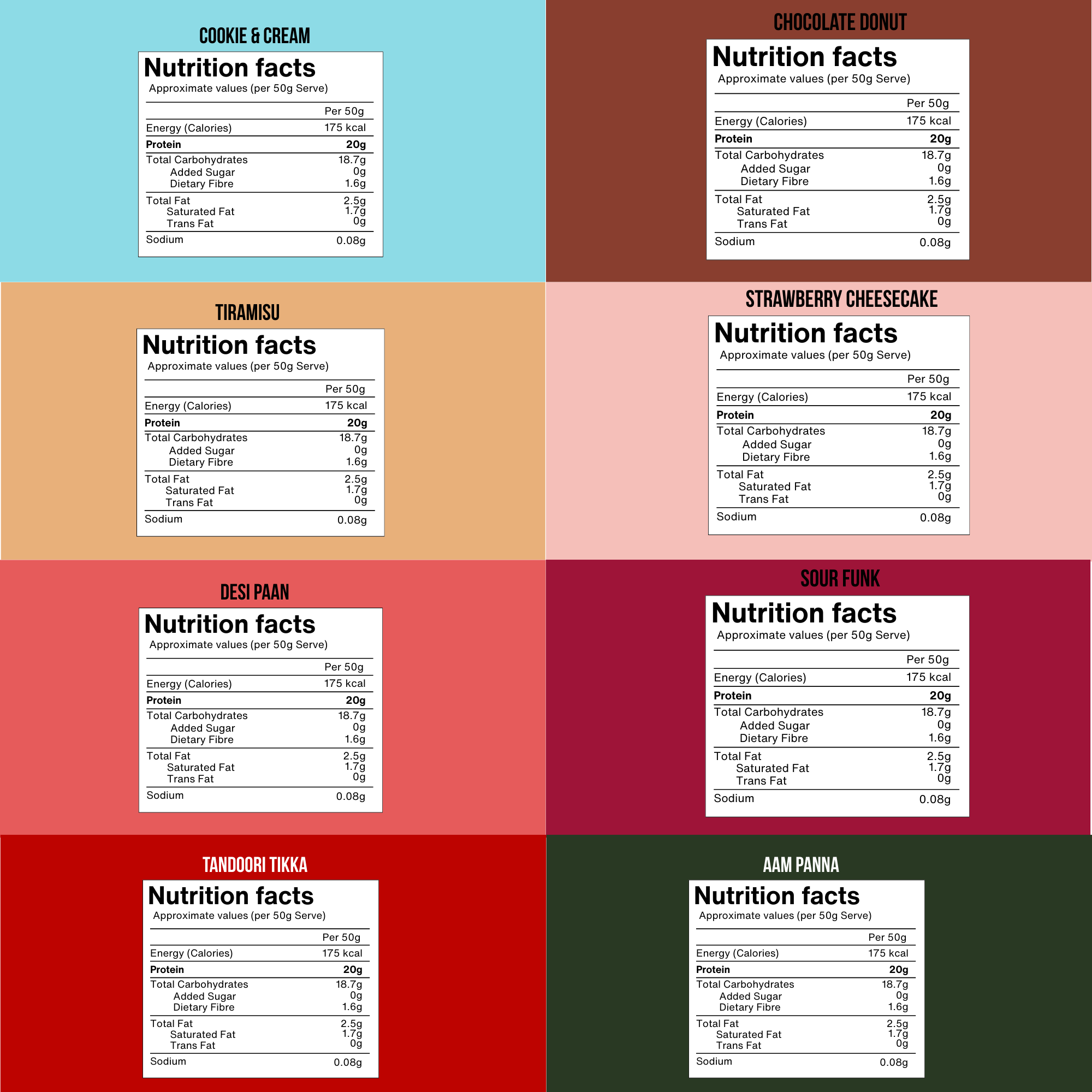 Assorted 20g Protein Bars