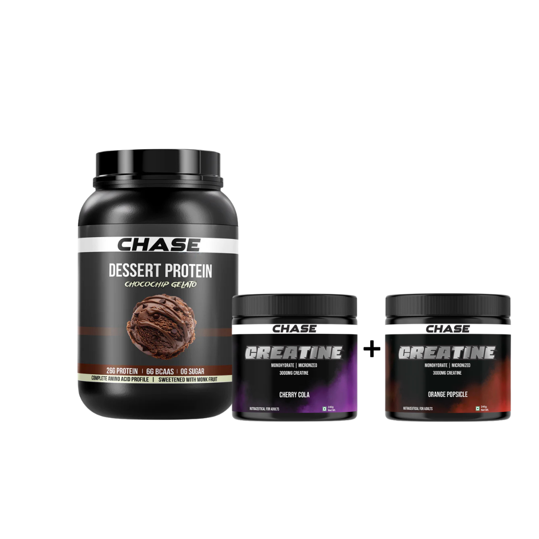Combo Of Dessert Protein & Creatine Monohydrate