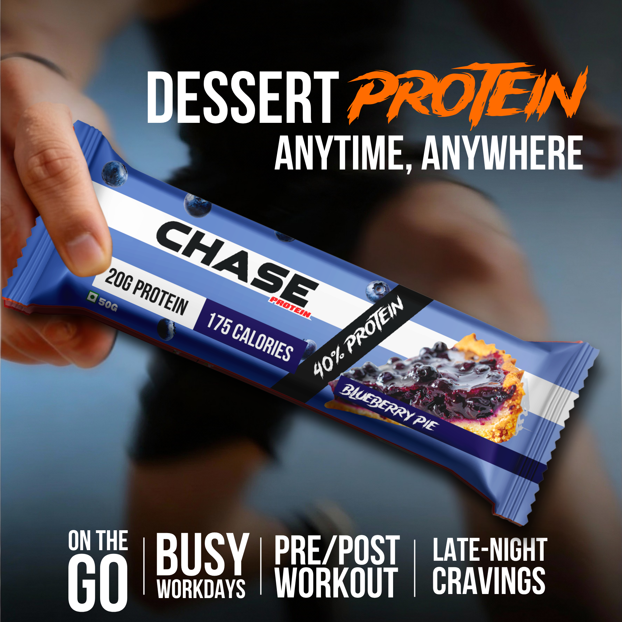 Blueberry Pie 20g Protein Bars