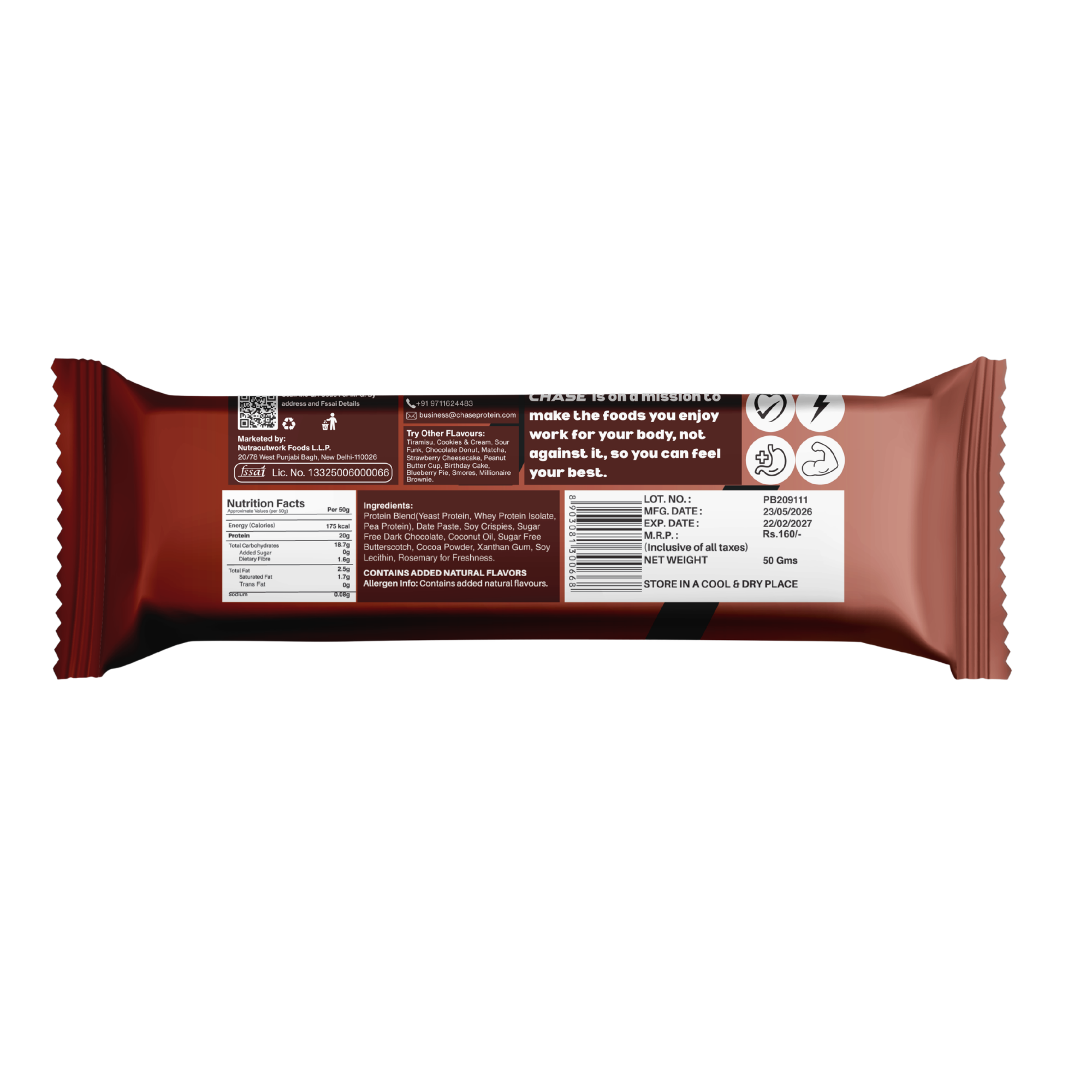 Millionaire Brownie 20g Protein Bars