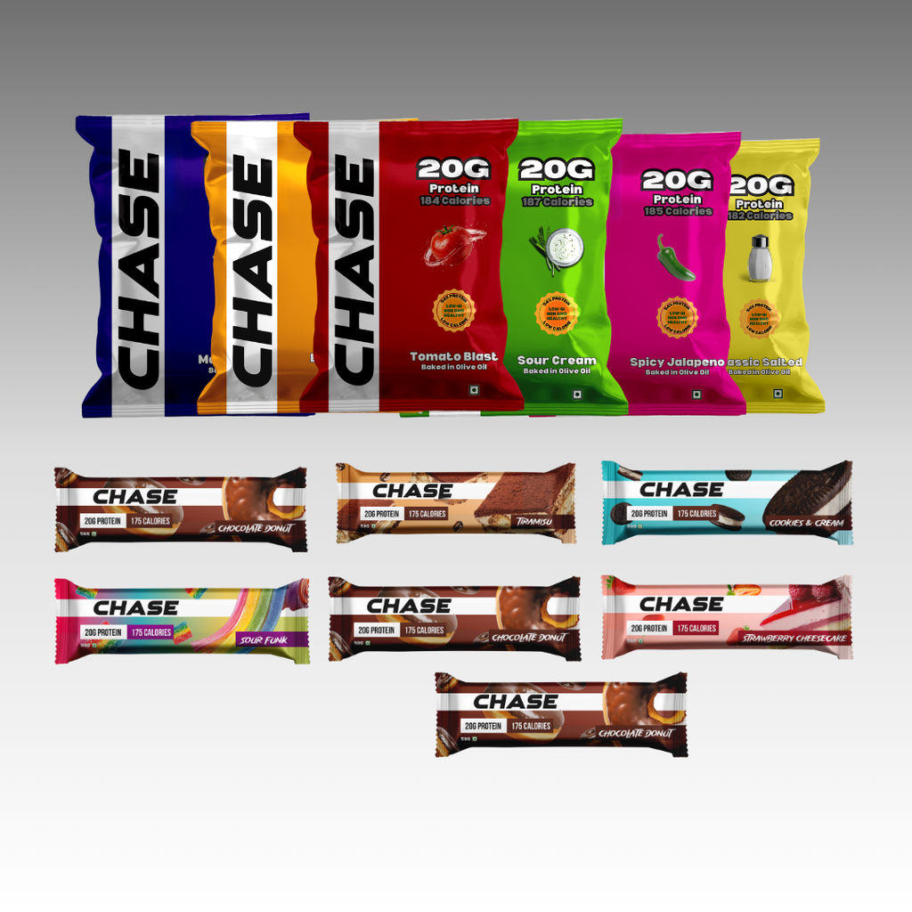 Assorted Protein Snack Combo (Protein Puffs + Protein Bars)