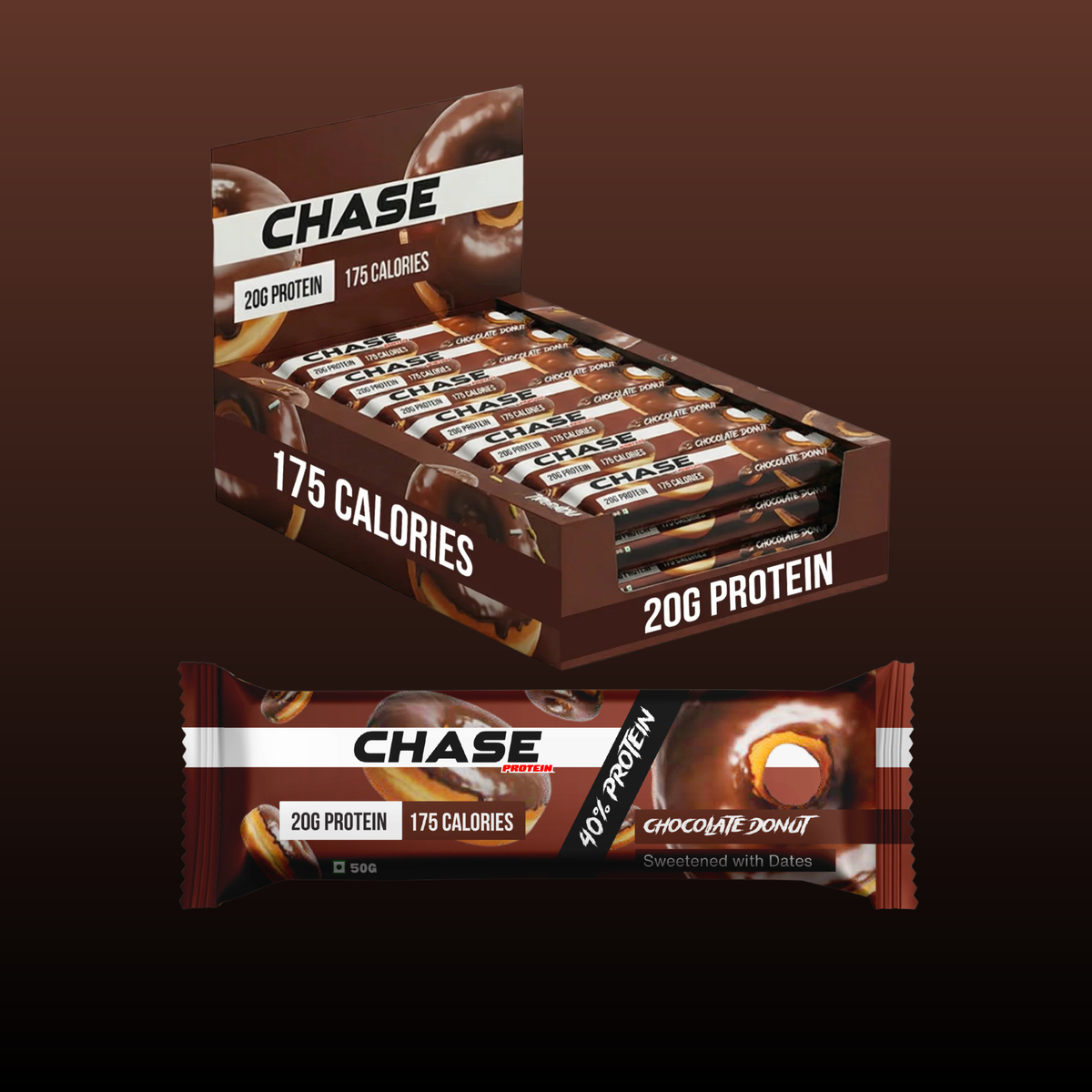 Chocolate Donut 20g Protein Bars