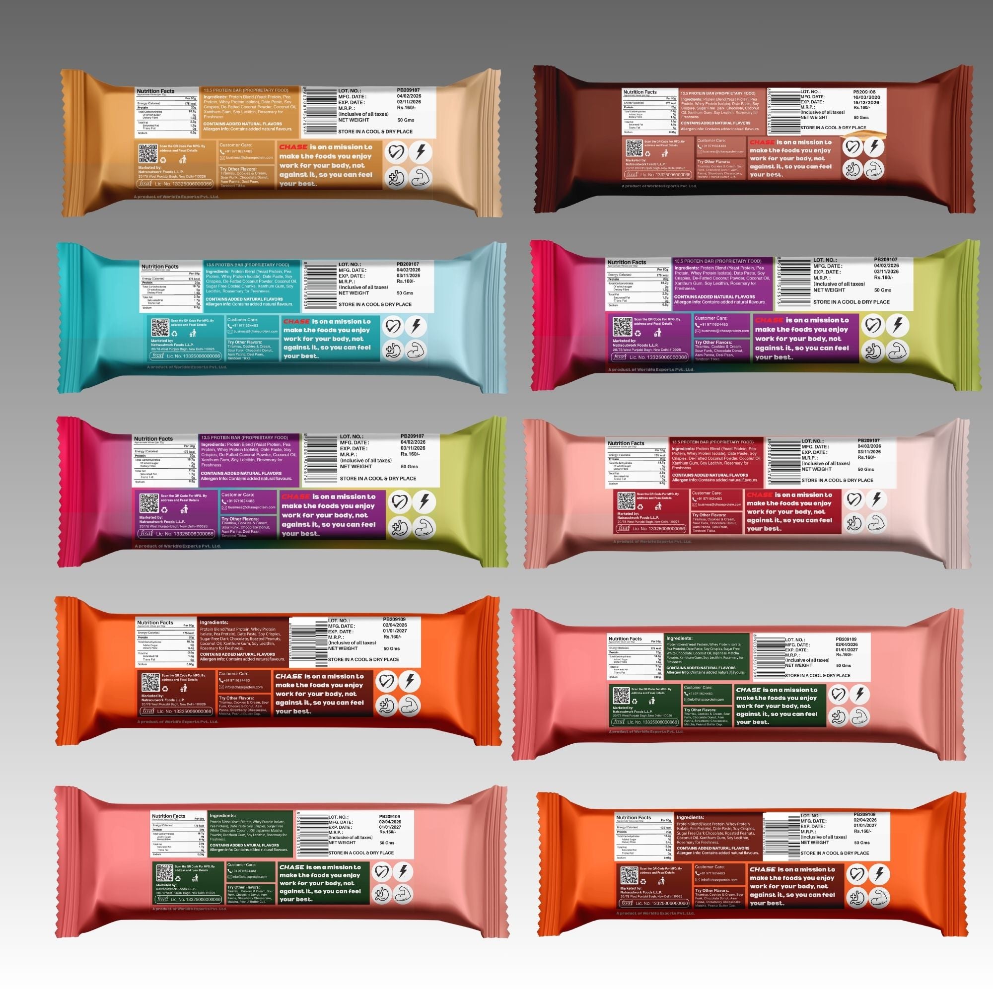 Assorted 20g Protein Bars