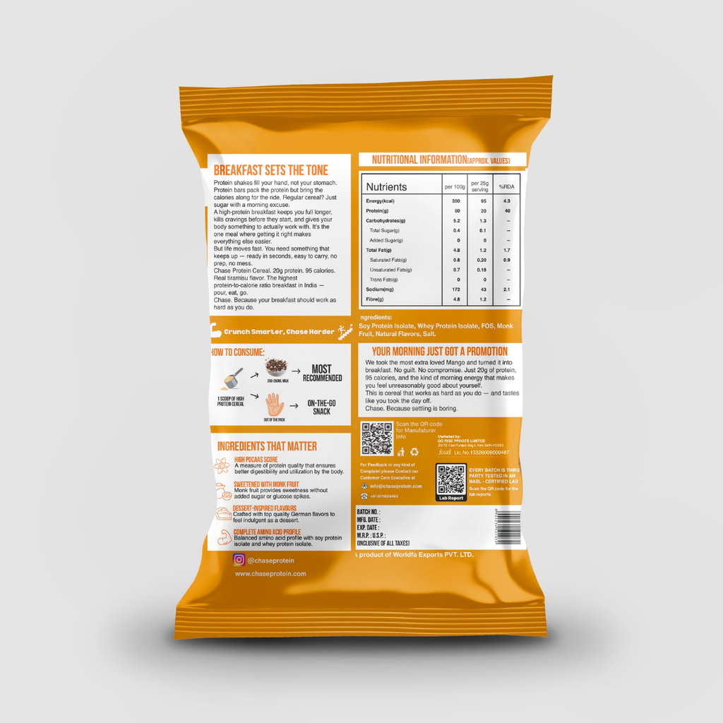 Mango Flavoured 20g Protein Cereal