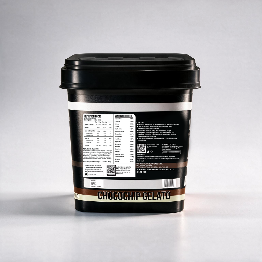 Chocochip Gelato Dessert Protein- 5 Kg