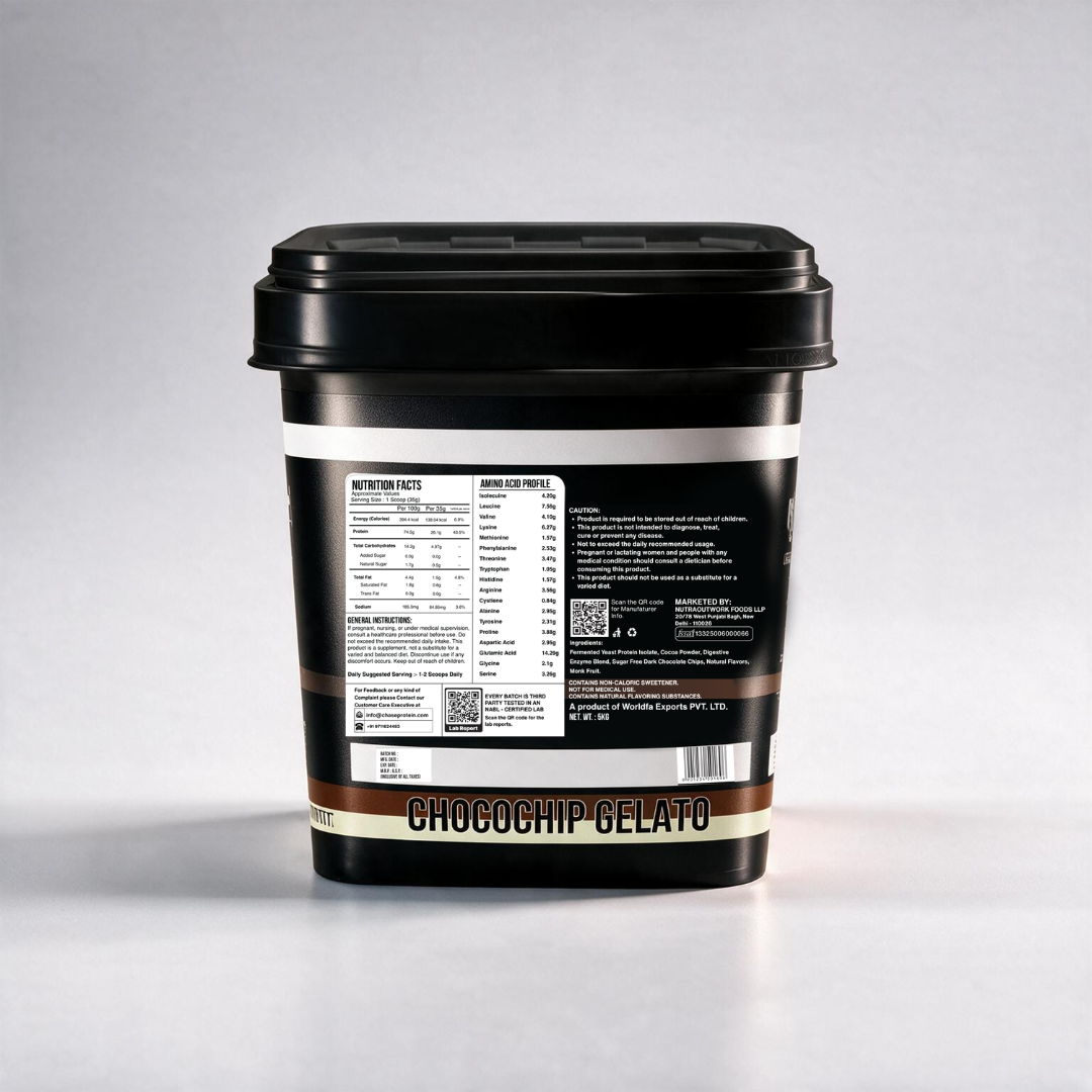 Chocochip Gelato Dessert Protein- 5 Kg