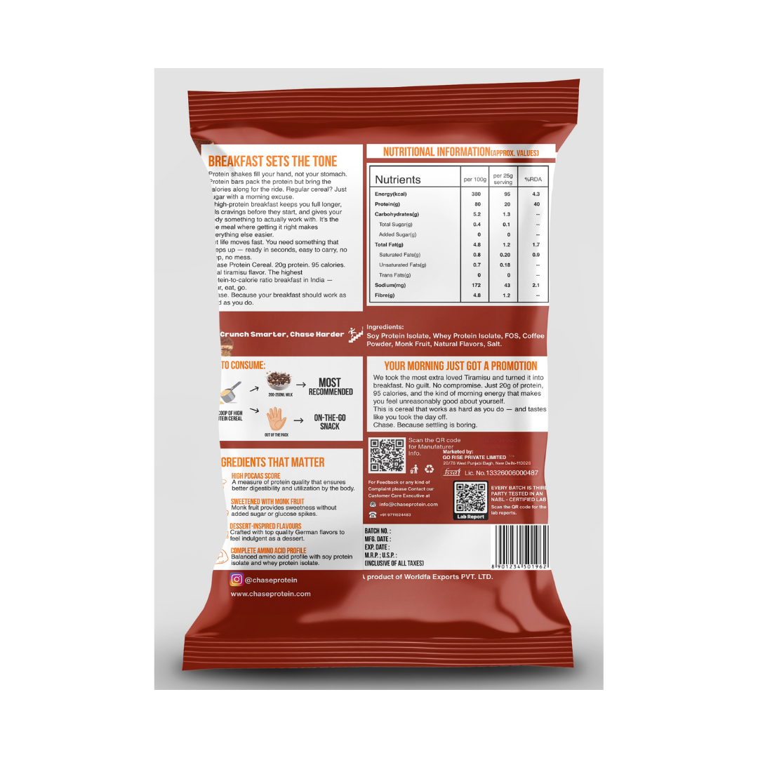Tiramisu 20g Protein Cereal