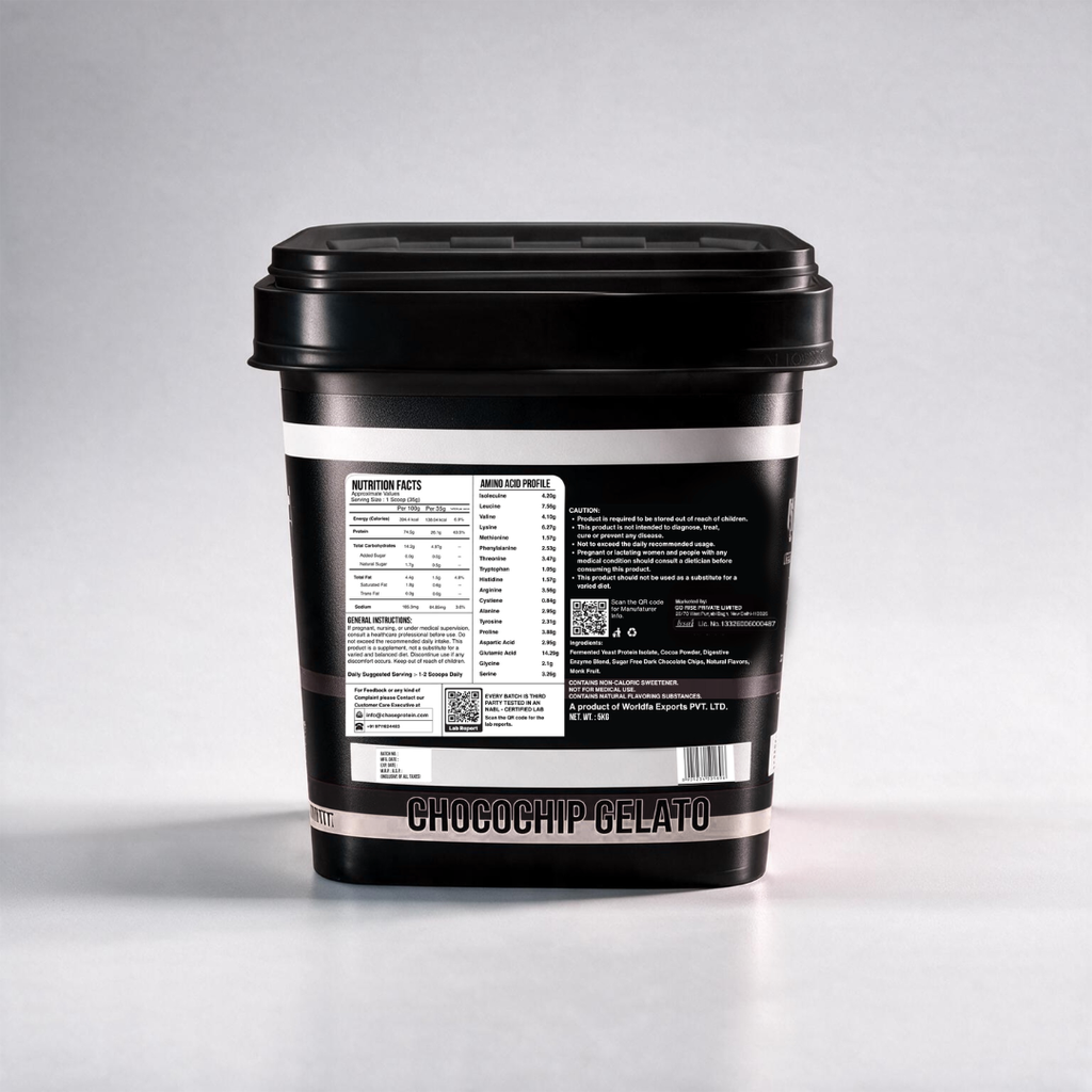 Chocochip Gelato Dessert Protein- 5 Kg