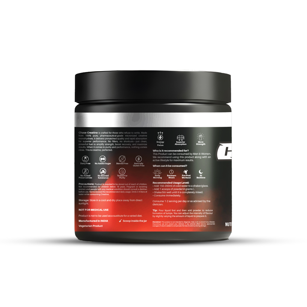 Chase Protein Orange Popsicle Creatine Monohydrate Powder