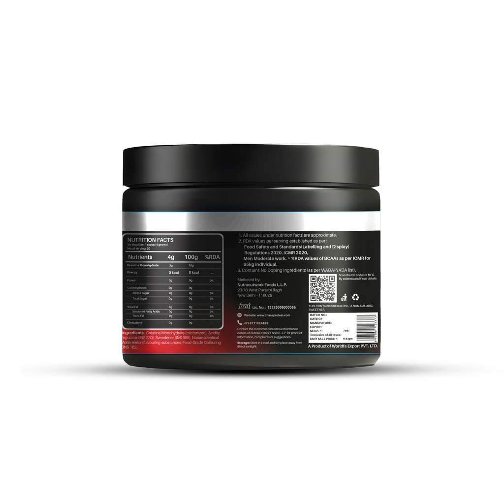 Chase Protein Watermelon Candy Creatine Monohydrate Powder