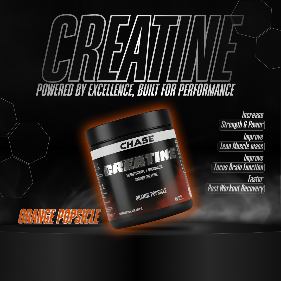 Chase Protein Orange Popsicle Creatine Monohydrate Powder