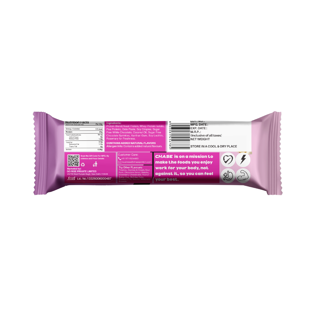 Birthday Cake 20g Protein Bars