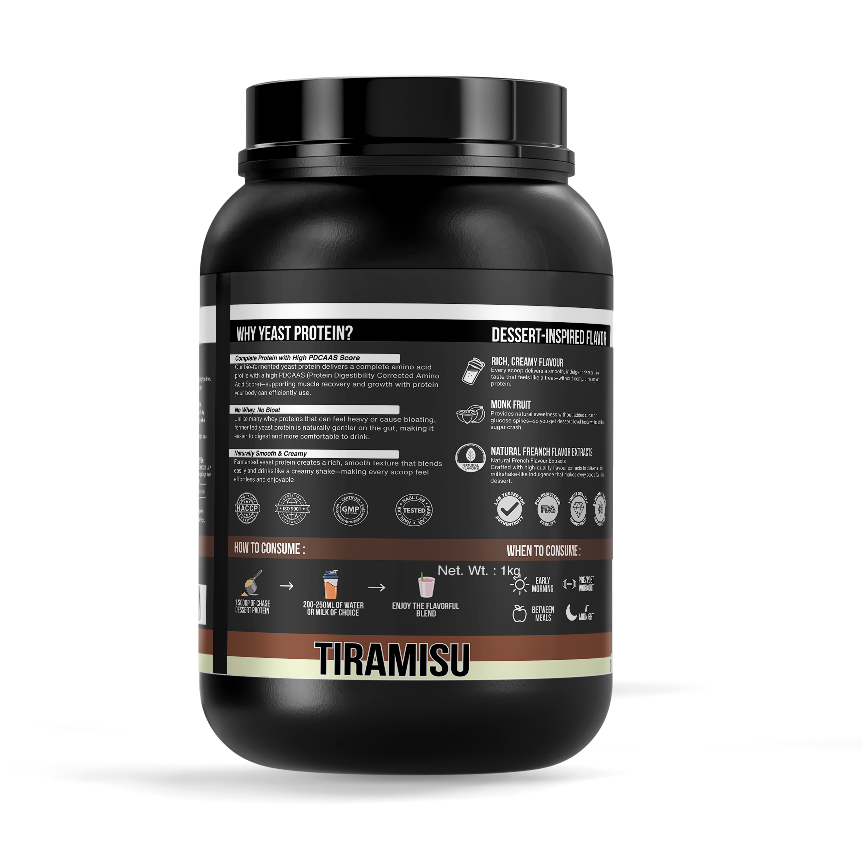 Tiramisu Dessert Protein- 1 Kg
