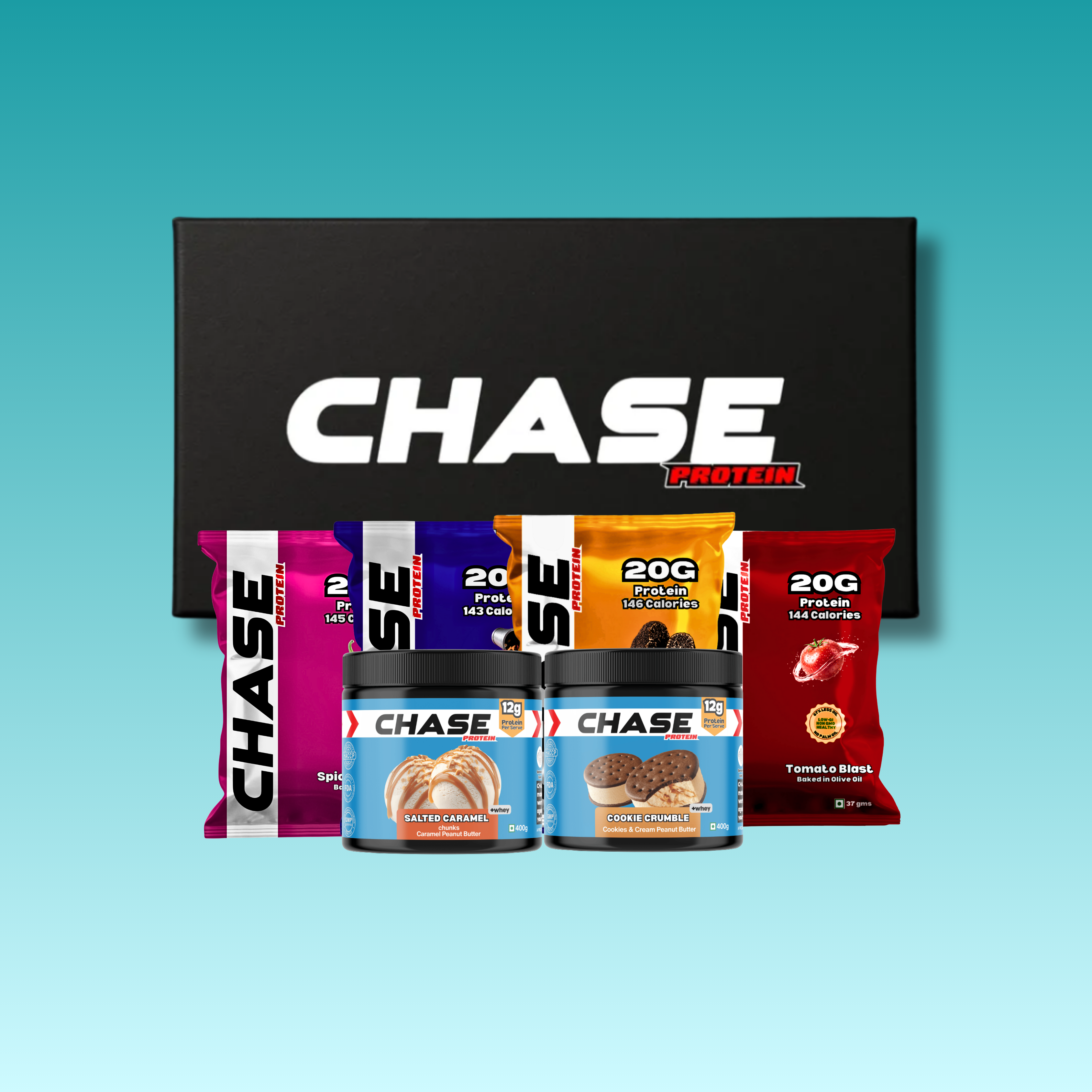 Combo of 4 Puffs & 2  Peanut Butter