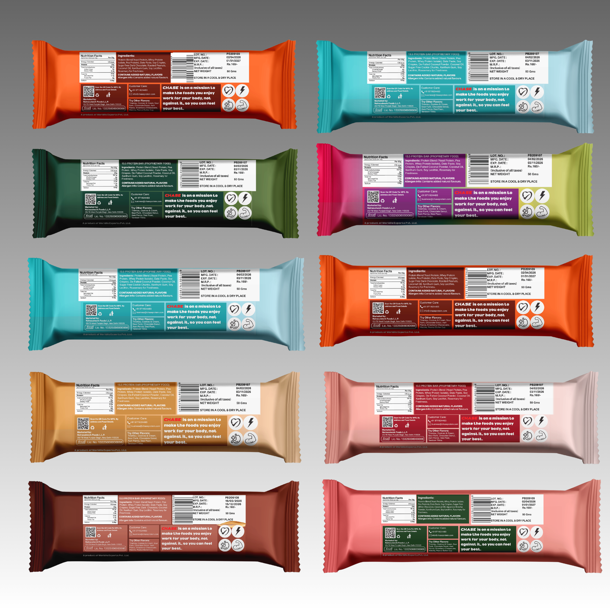 Assorted 20g Protein Bars