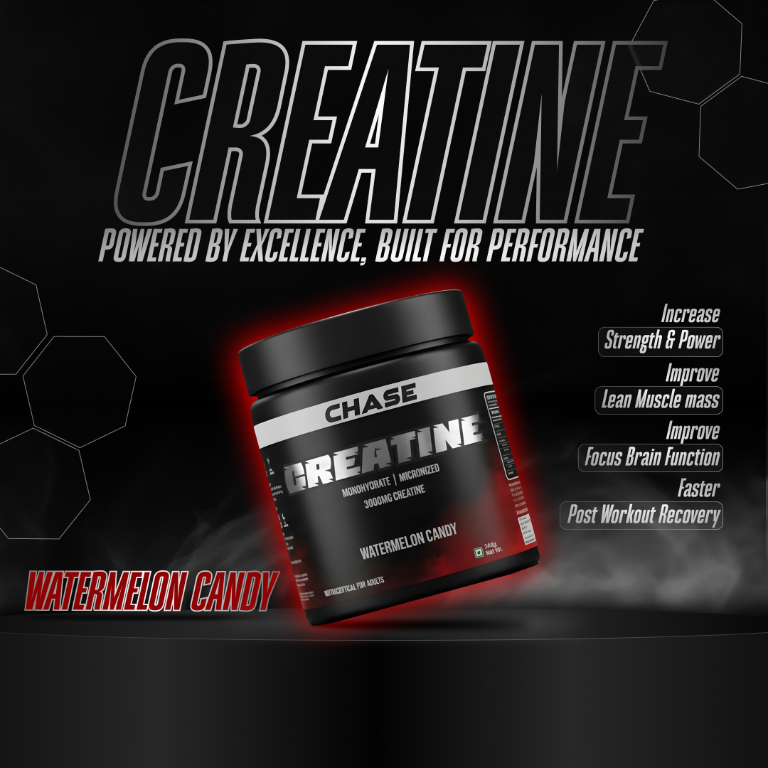 Chase Protein Watermelon Candy Creatine Monohydrate Powder