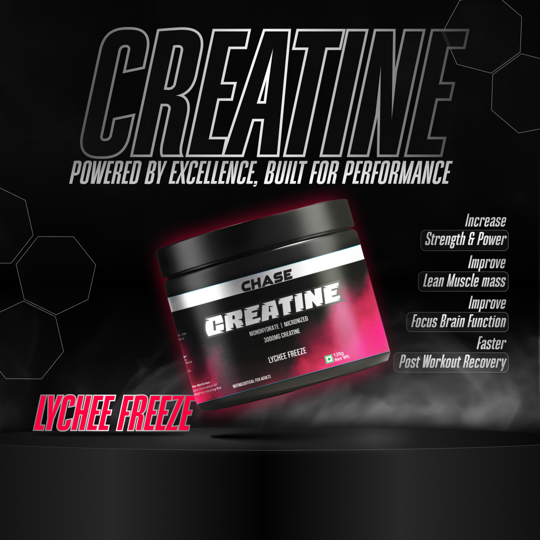 Chase Protein Lychee Freeze Creatine Monohydrate Powder
