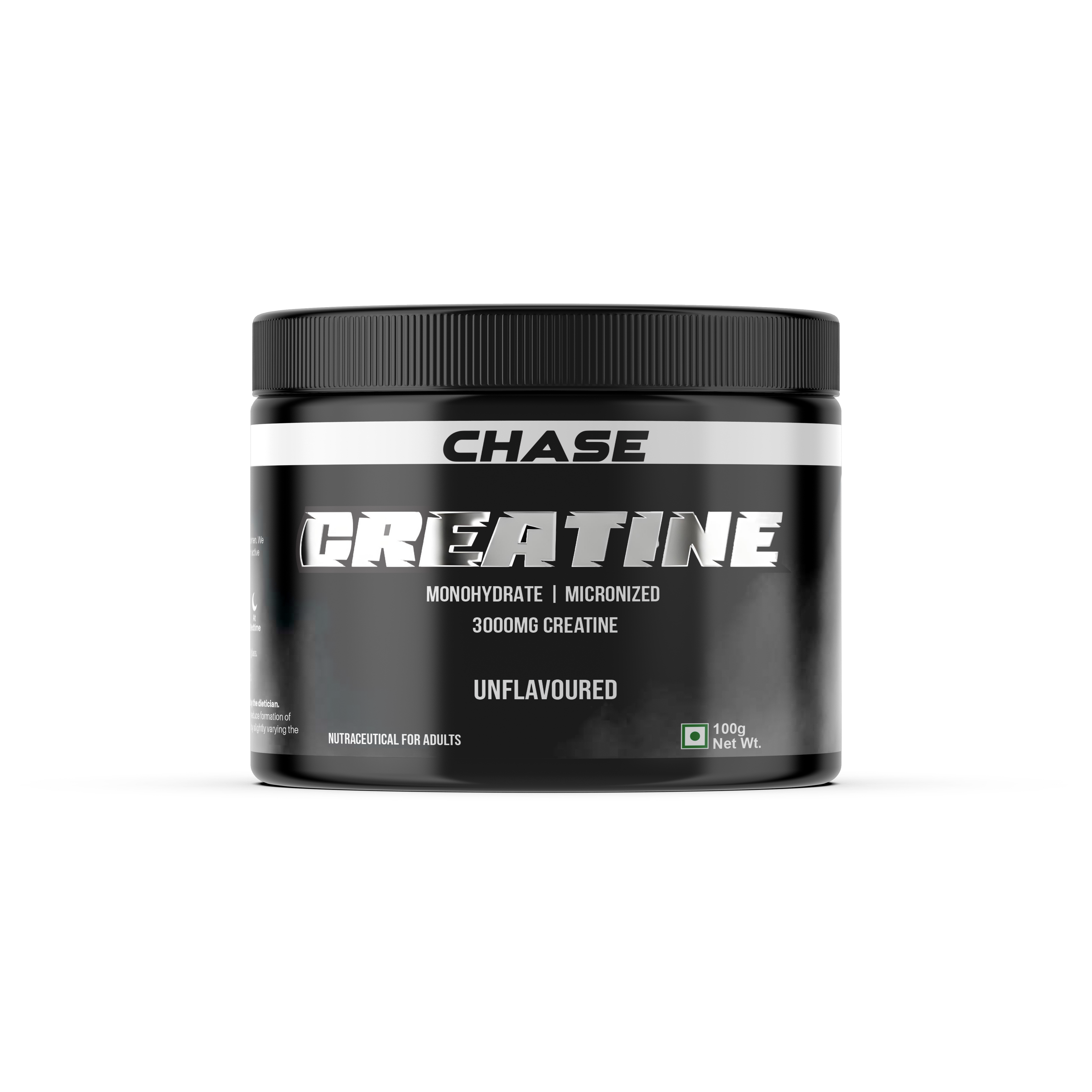 Chase Protein Unflavoured  Creatine Monohydrate Powder