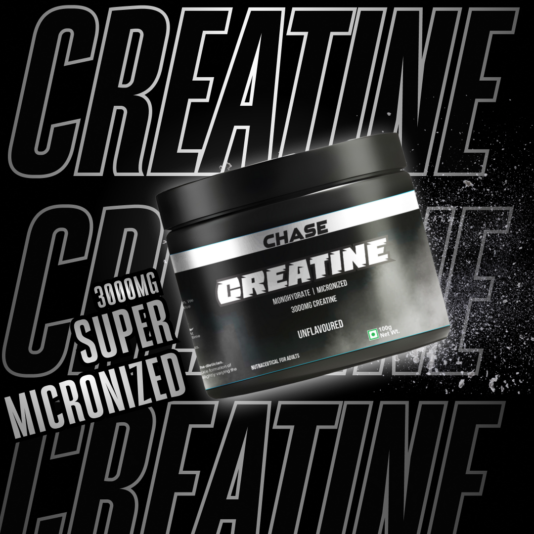 Chase Protein Unflavoured  Creatine Monohydrate Powder