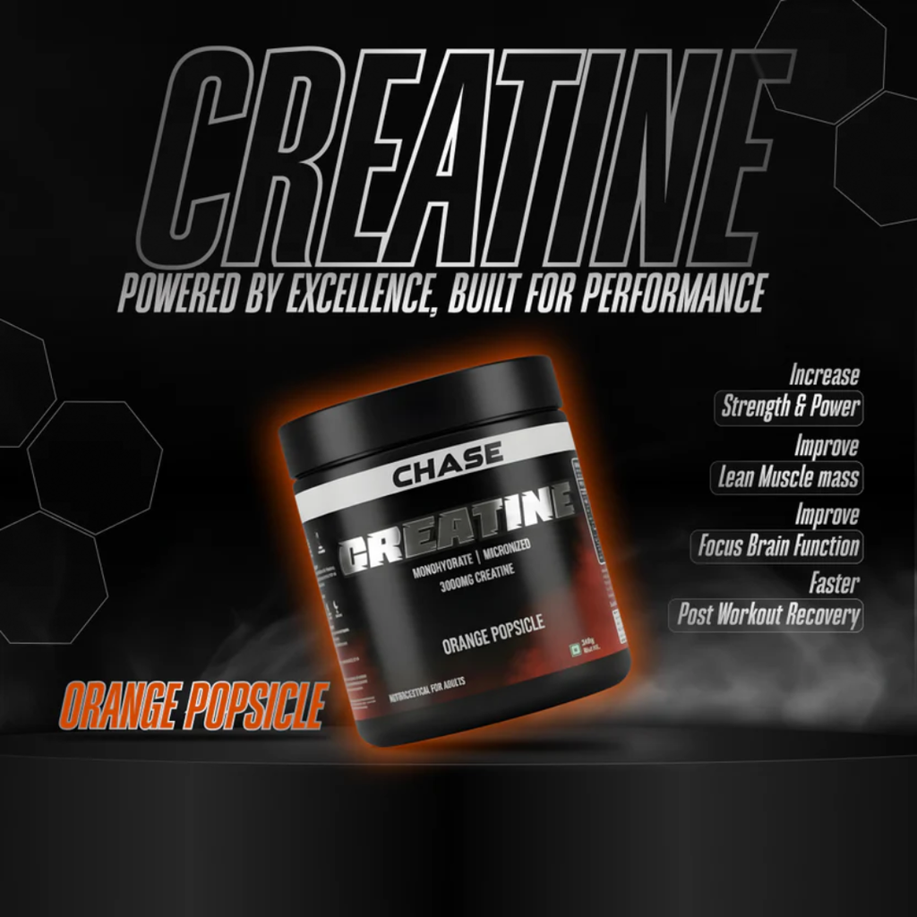Orange Popsicle Creatine Monohydrate Powder