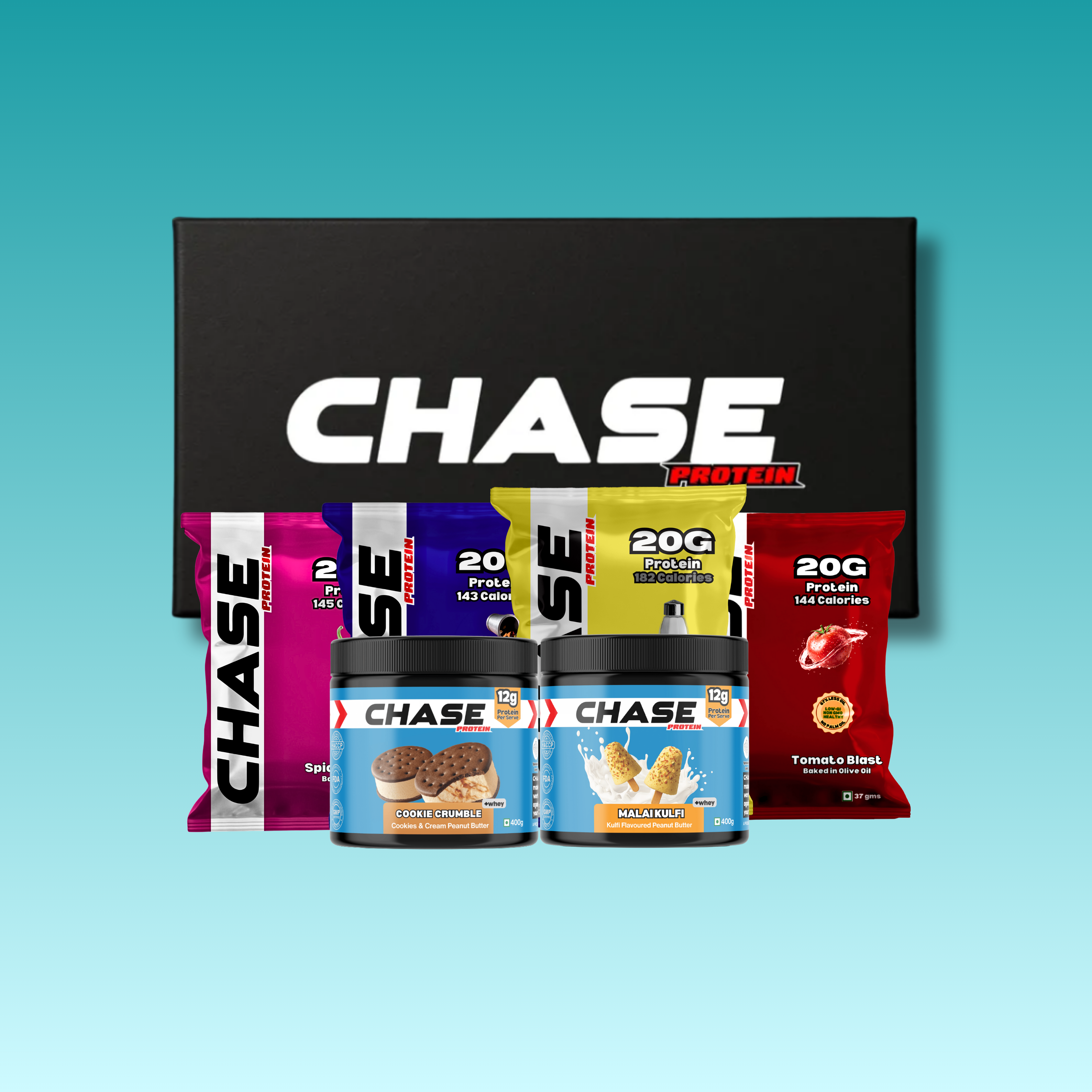 Combo of 4 Puffs & 2  Peanut Butter