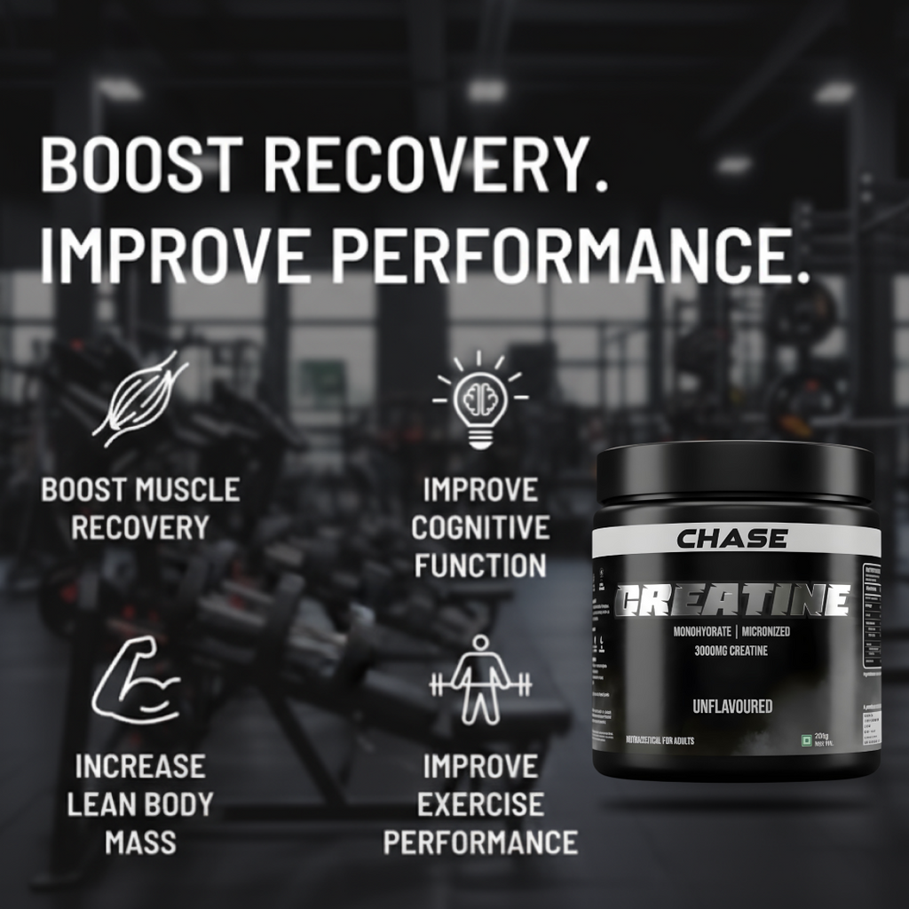 Chase Protein Unflavoured  Creatine Monohydrate Powder