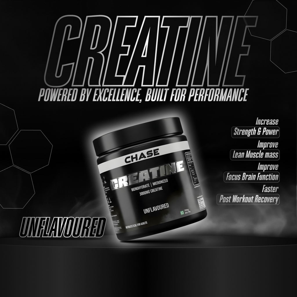 Chase Protein Unflavoured  Creatine Monohydrate Powder