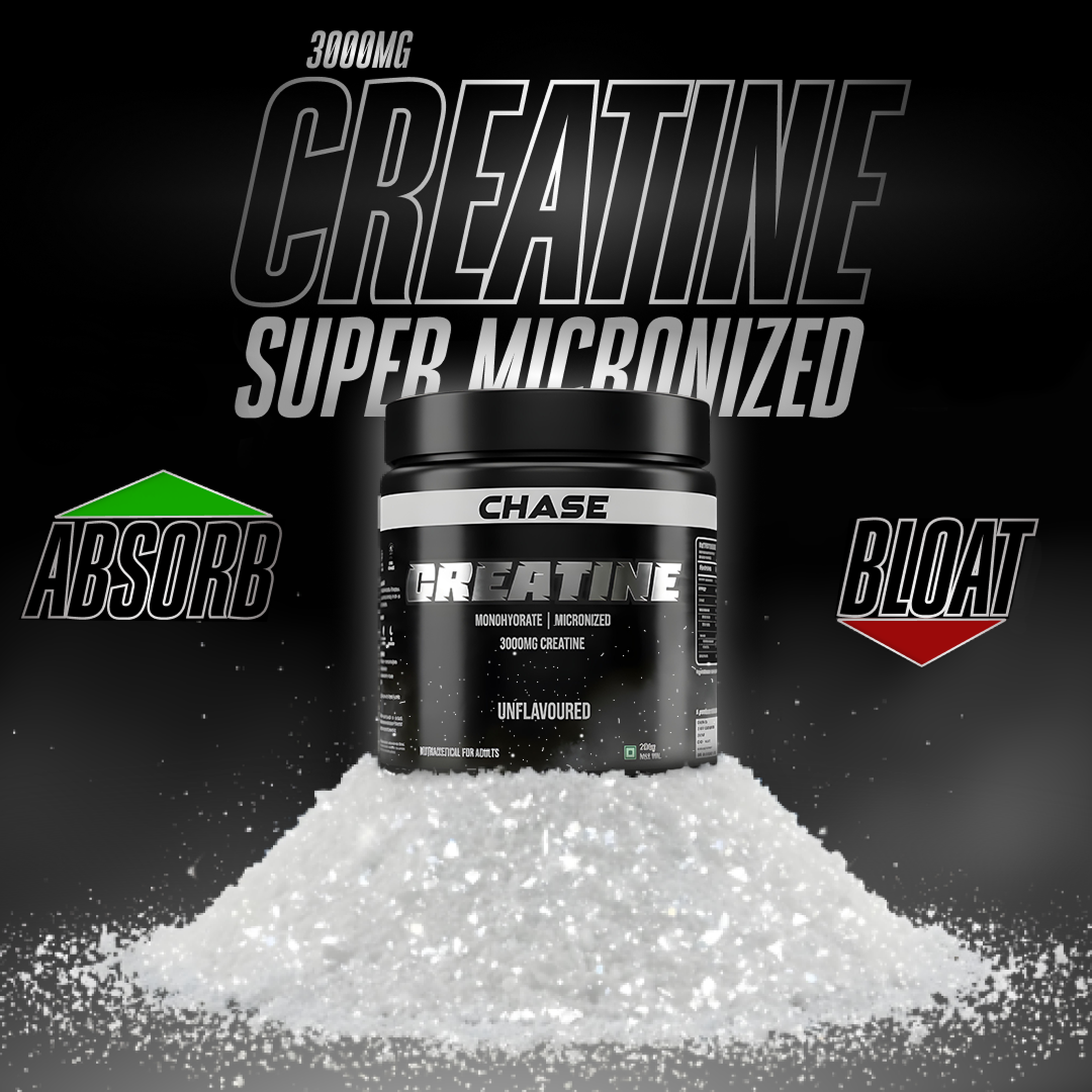 Chase Protein Unflavoured  Creatine Monohydrate Powder