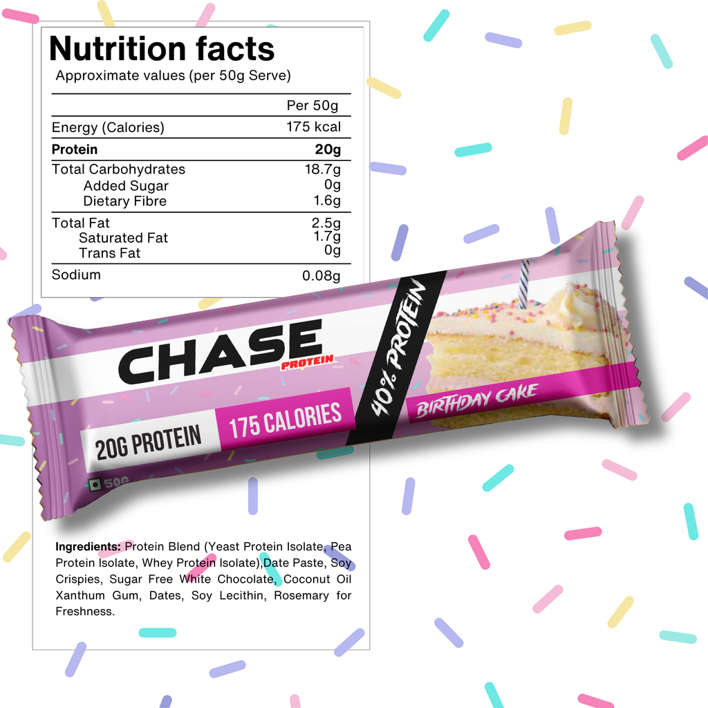 Birthday Cake 20g Protein Bars