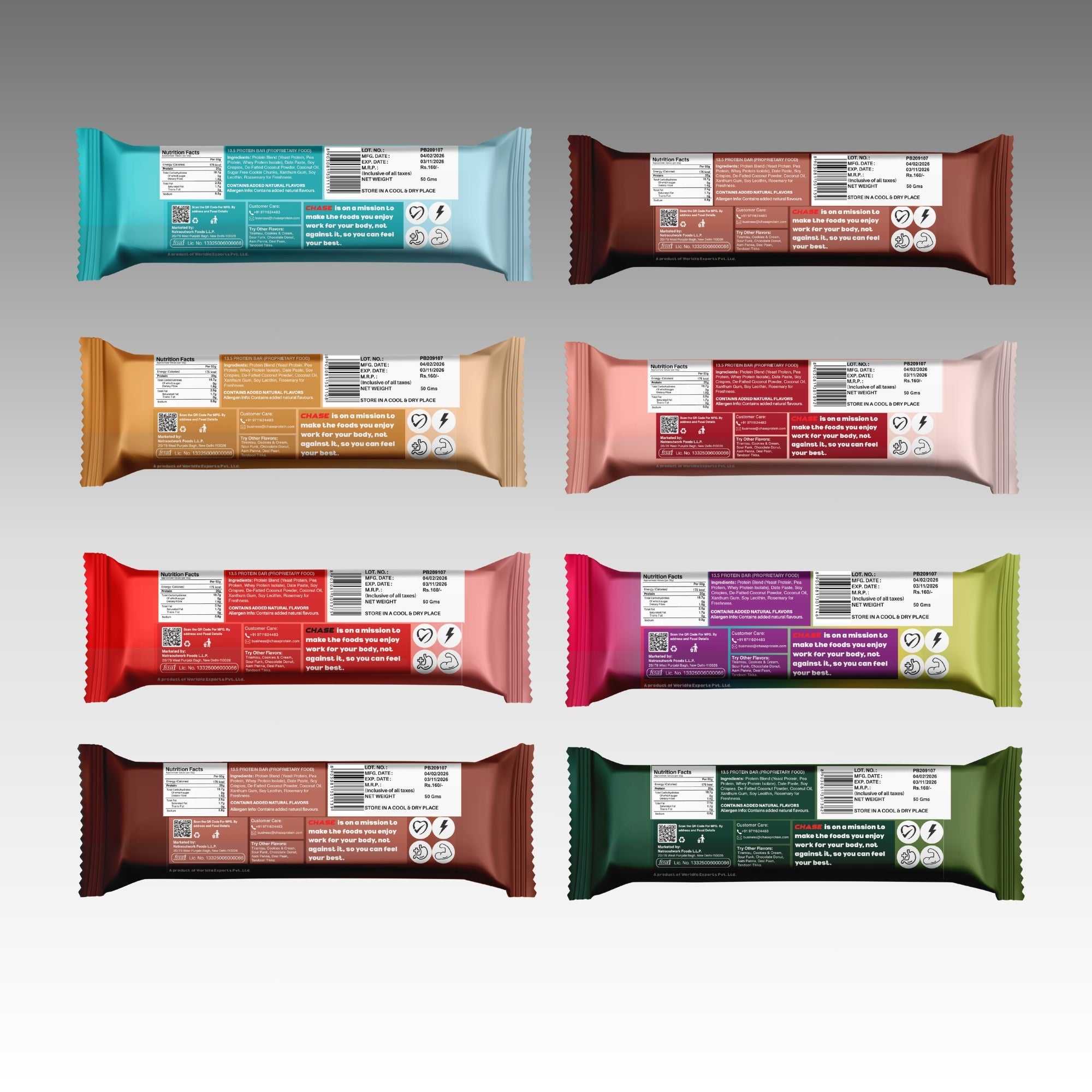 Assorted 20g Protein Bars
