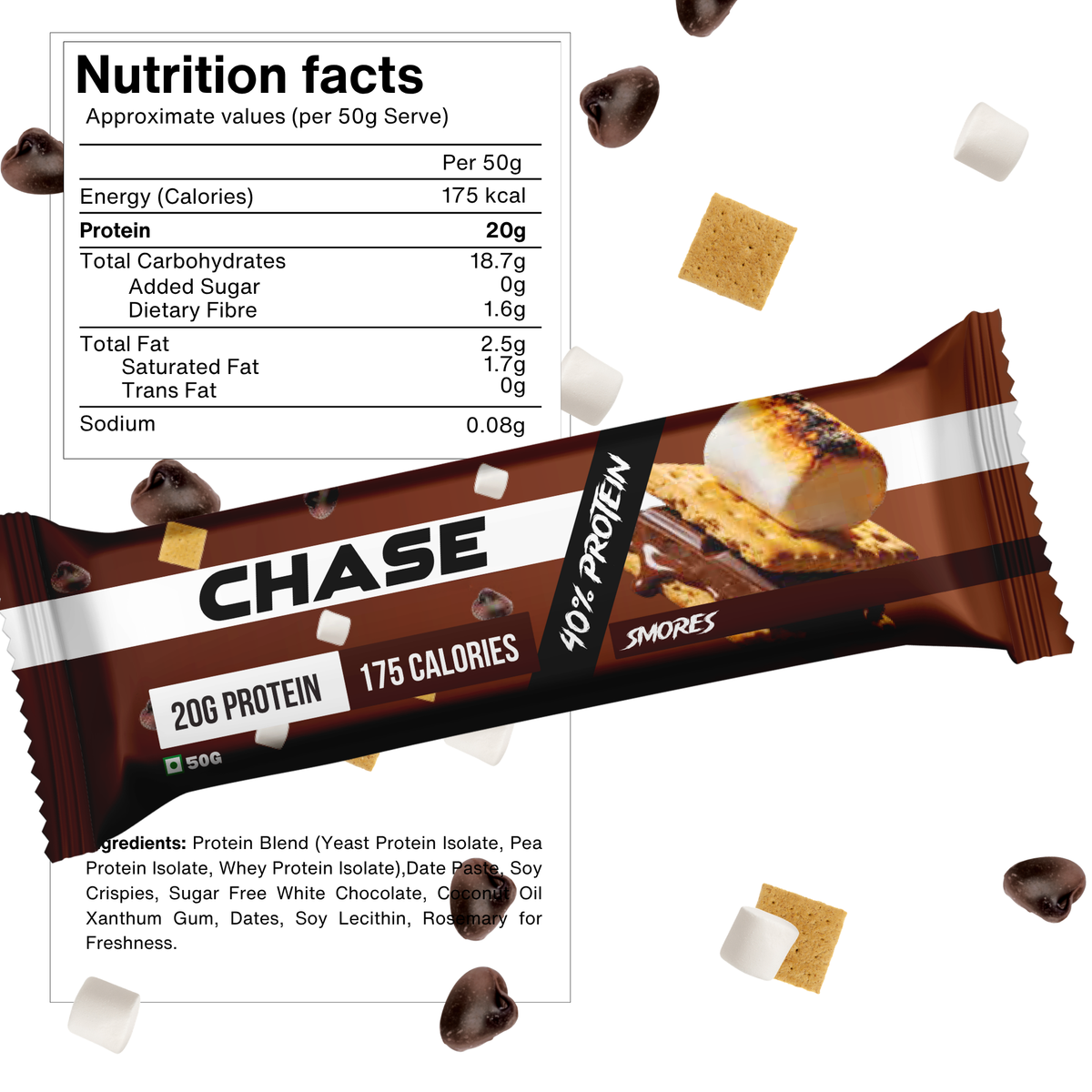 Smores 20g Protein Bars
