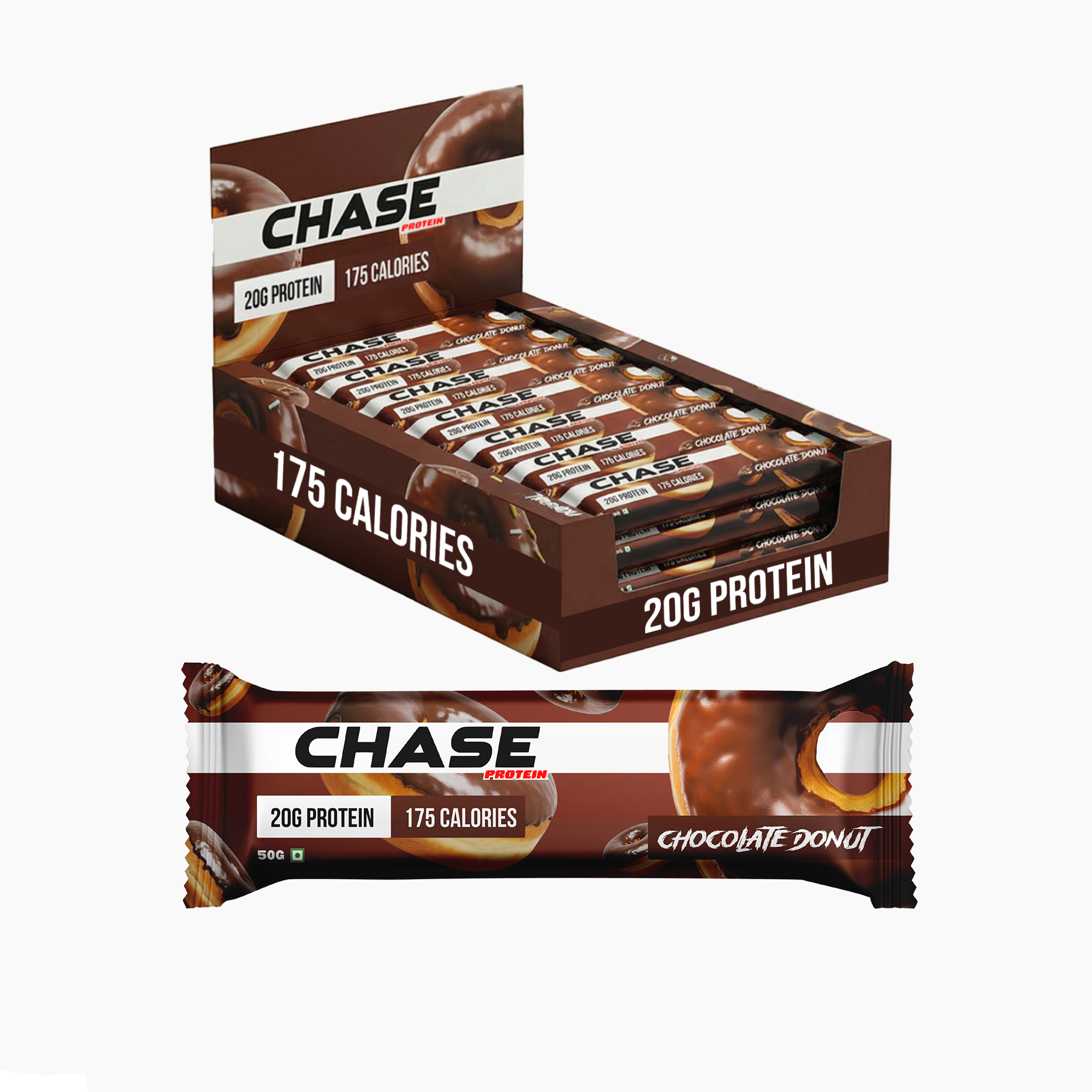 Chocolate Donut 20g Protein Bars