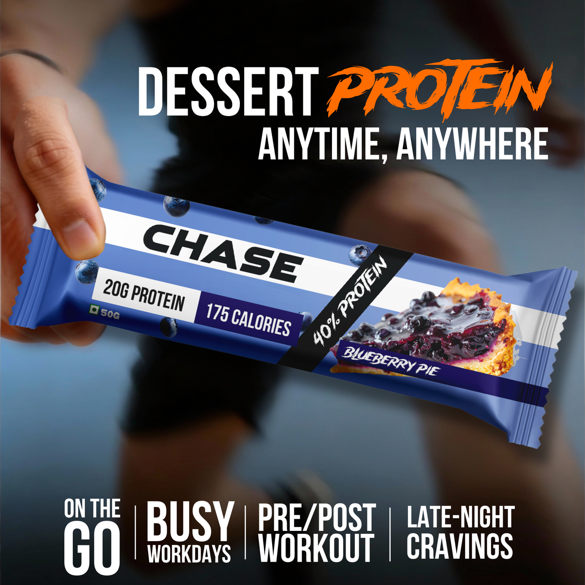 Blueberry Pie 20g Protein Bars