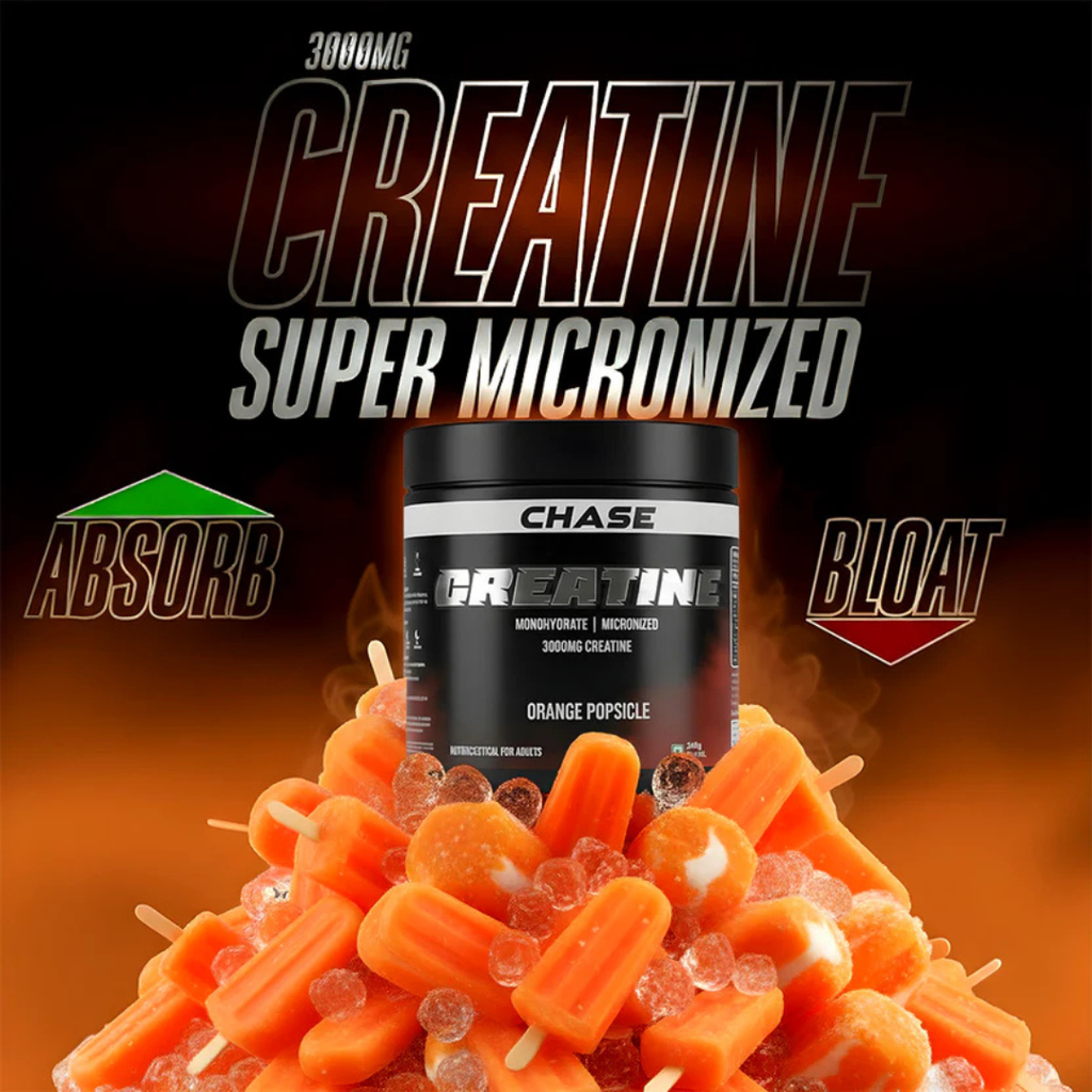 Orange Popsicle Creatine Monohydrate Powder