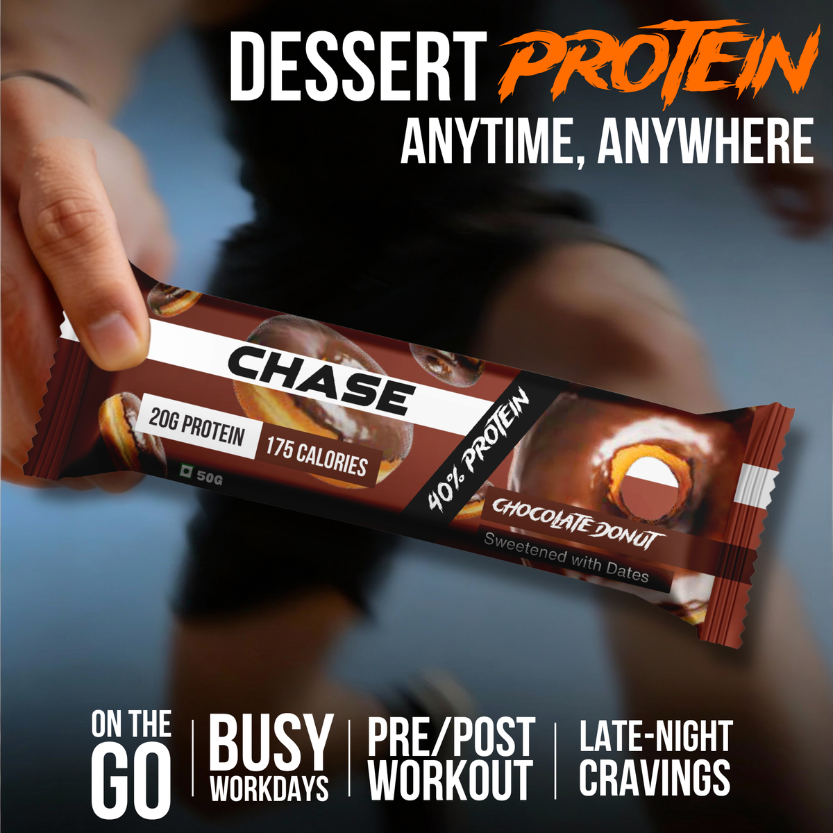Chocolate Donut 20g Protein Bars