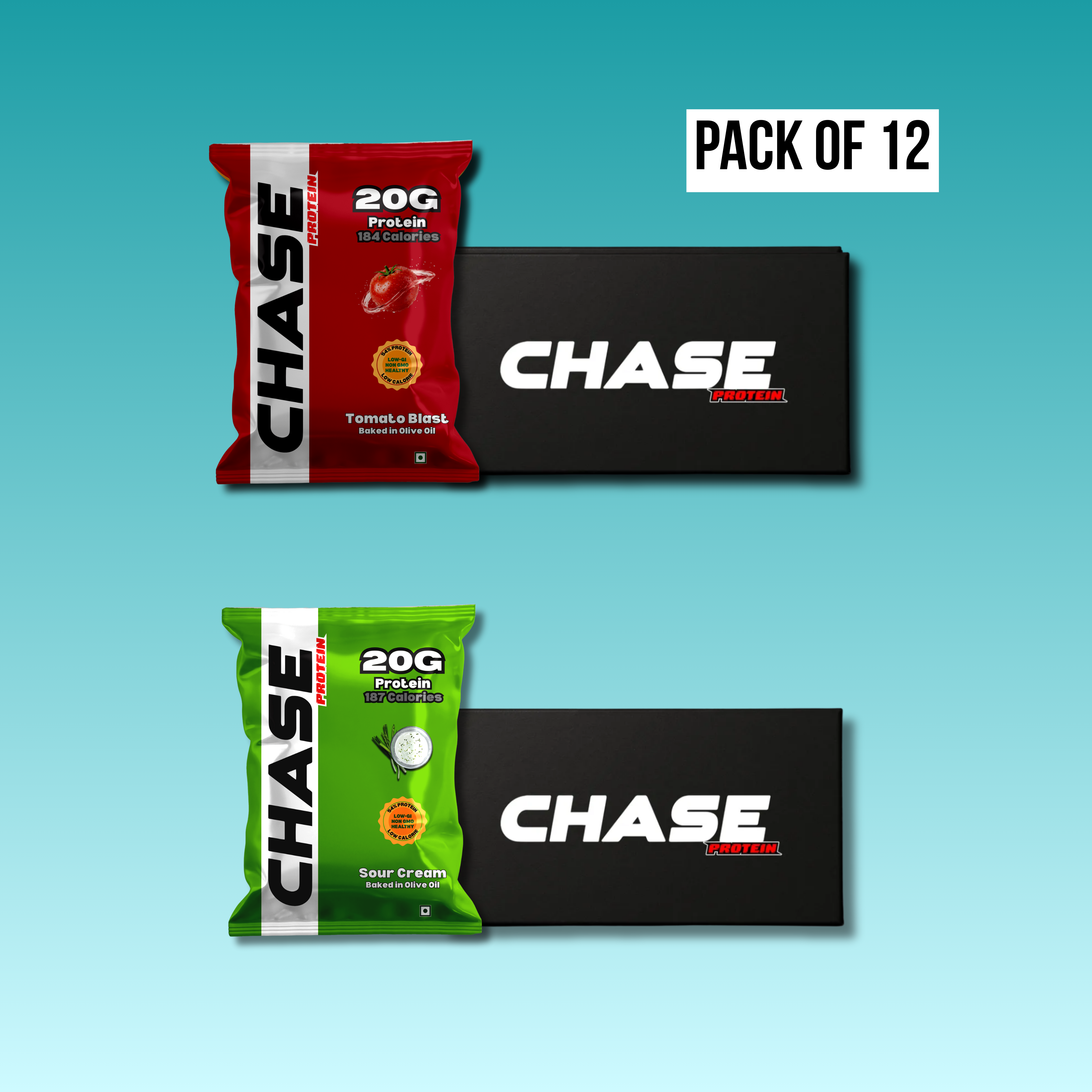 Combo of 12 Protein Puffs