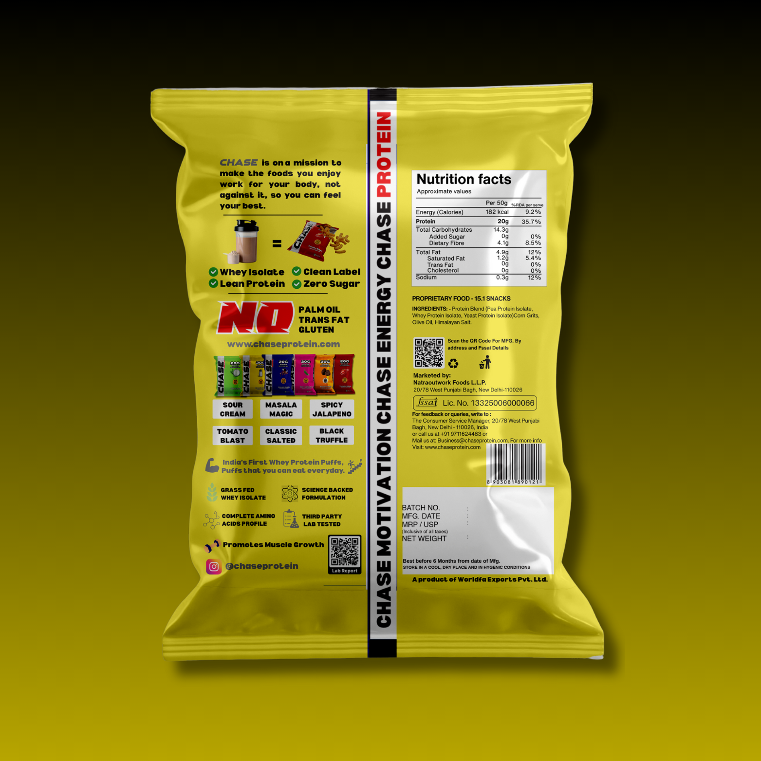 Combo of 12 Protein Puffs