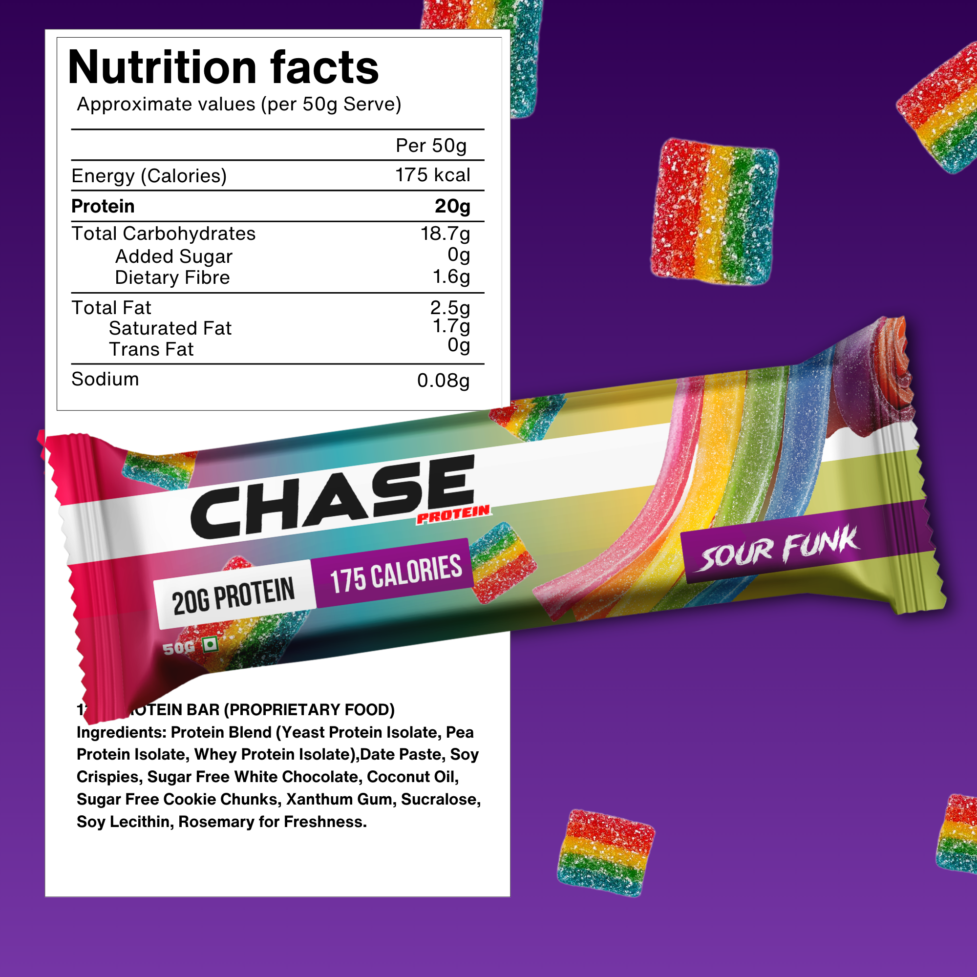 Sour Funk 20g Protein Bars