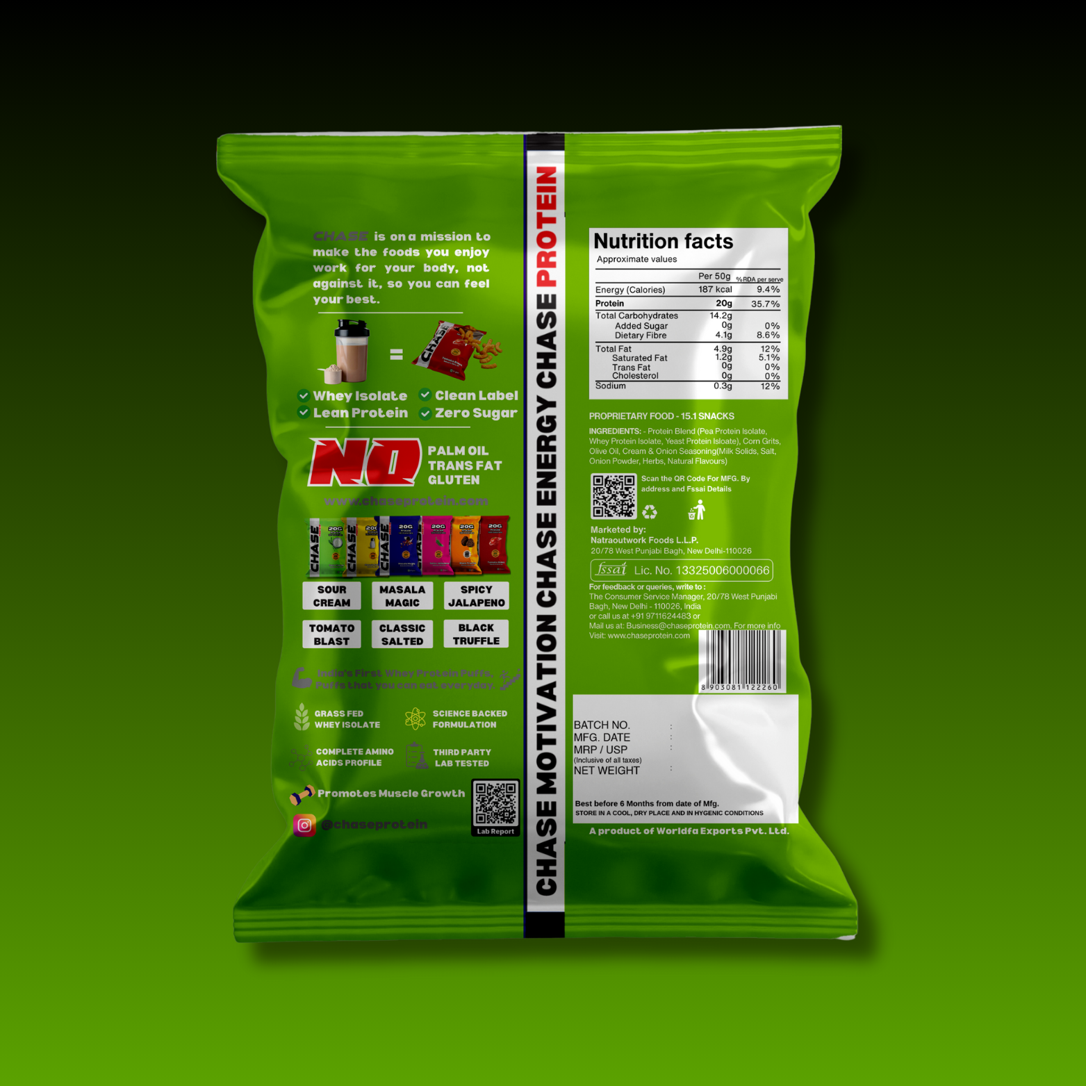 Protein Puffs Sour Cream