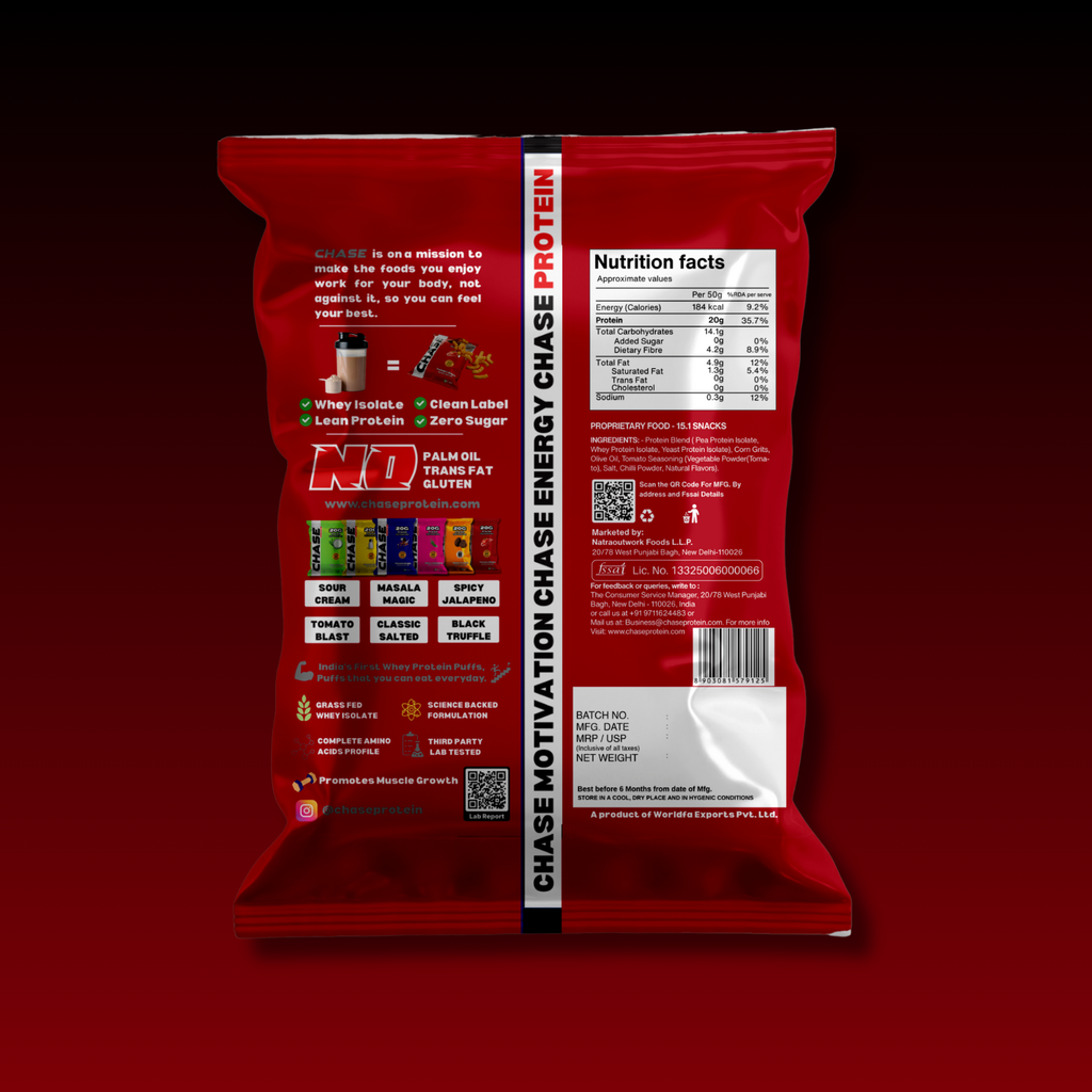 Protein Puffs Tomato Blast