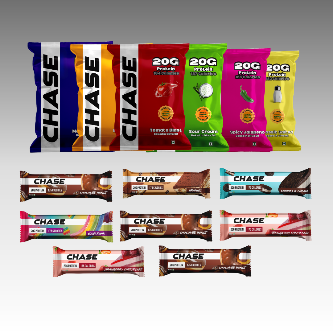 Assorted Protein Snack Combo (Protein Puffs + Protein Bars)