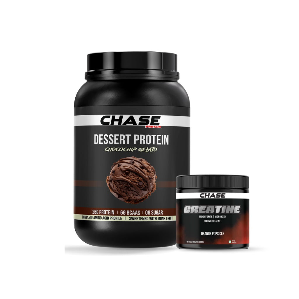 Combo Of Dessert Protein & Creatine Monohydrate