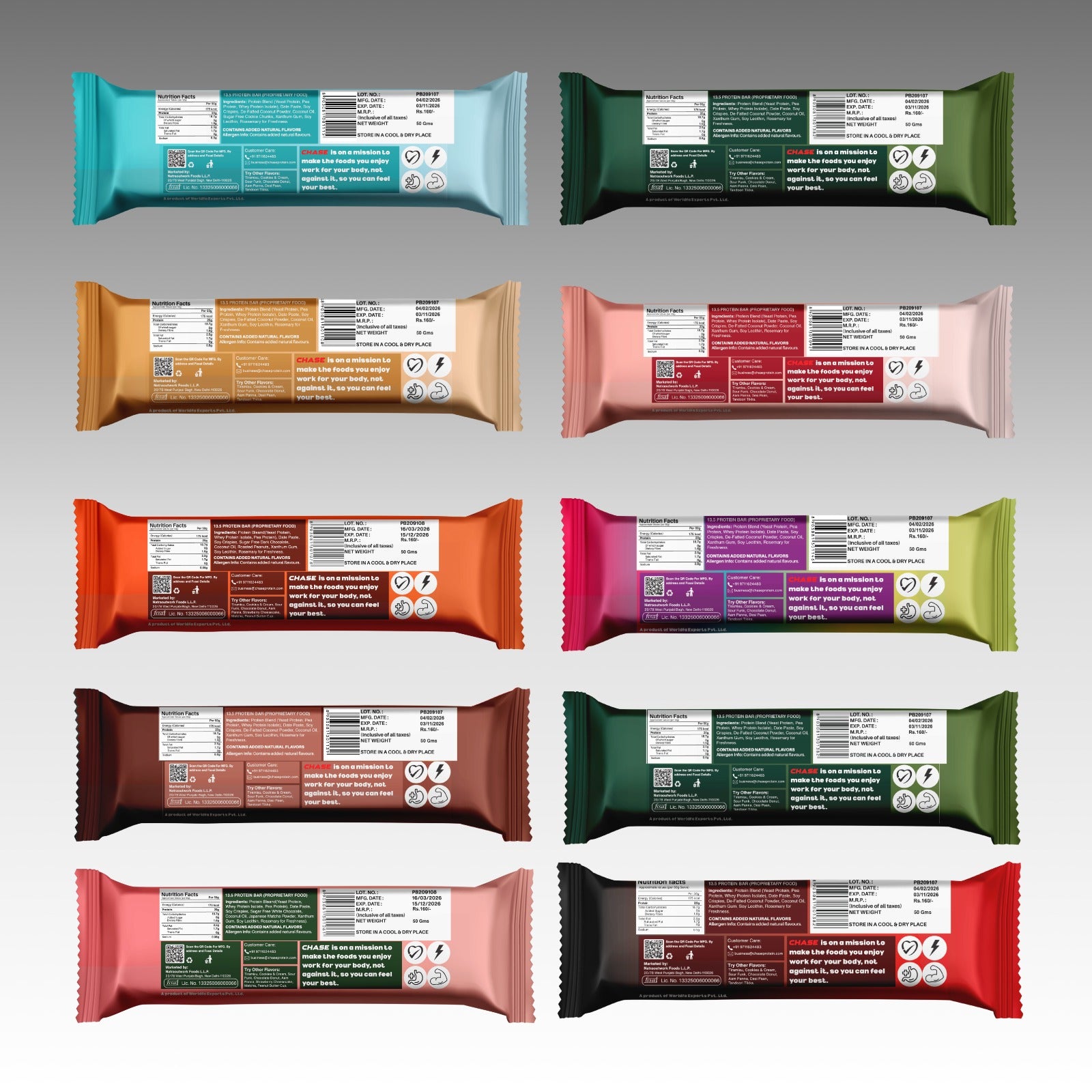 Assorted 20g Protein Bars